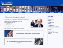 Tablet Screenshot of danziger-immobilien.de
